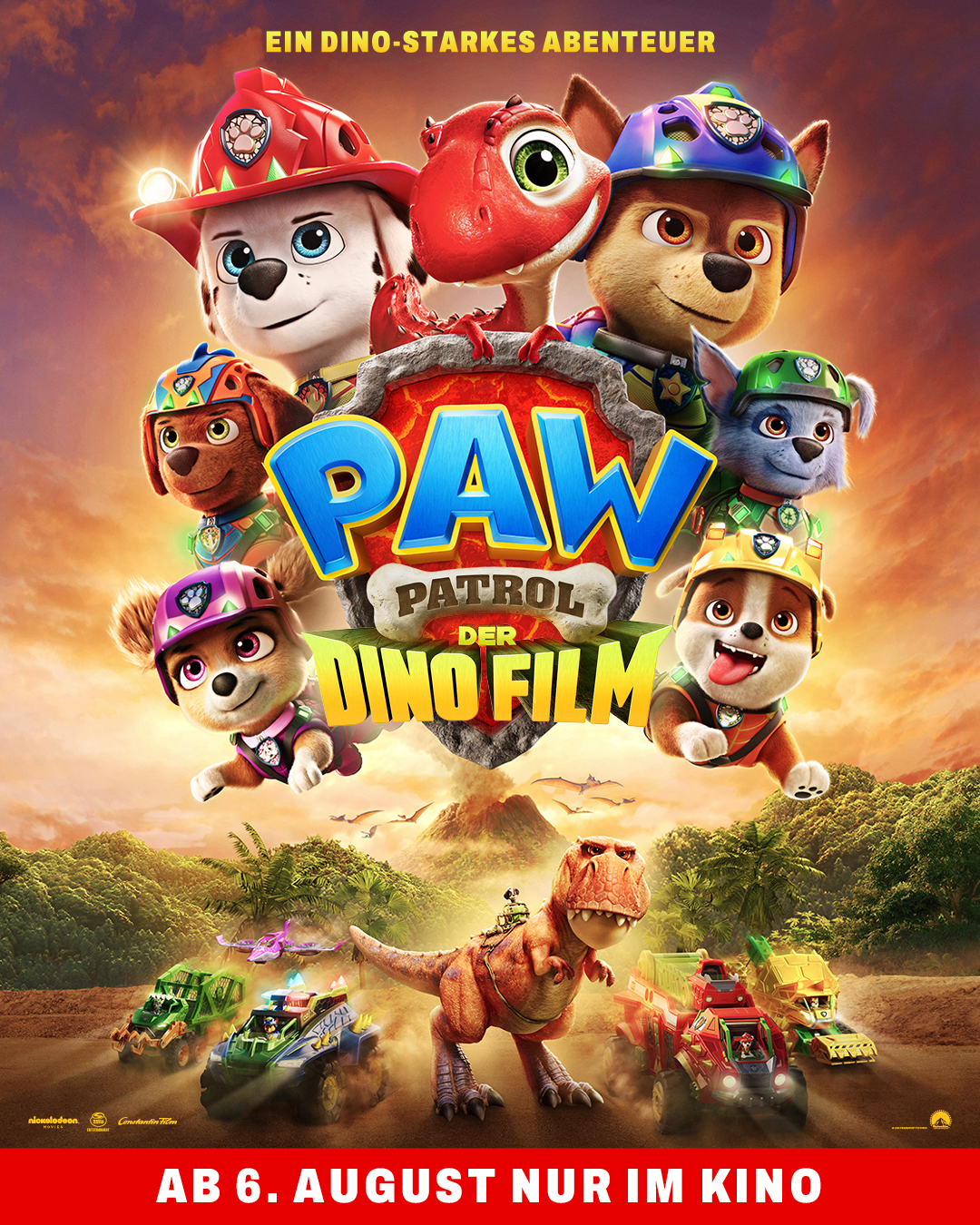 PAW PATROL: DER DINO FILM Plakat