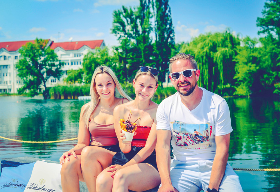 Die Sandkiste lädt zum Badevergnügen