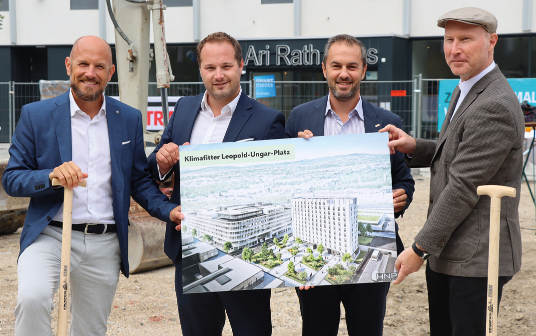 Spatenstich beim Leopold-Ungar-Platz