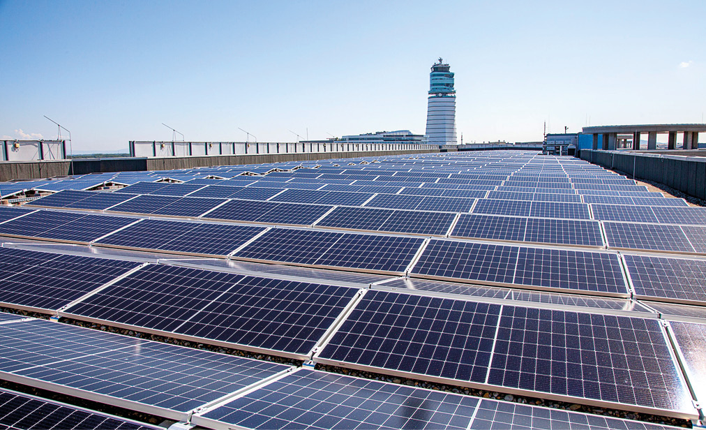 Mehr Sonnenenergie für den Flughafen Wien