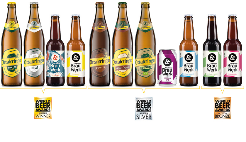 Ottakringer Brauerei: Elf “frischgezfapfte” Medaillen
