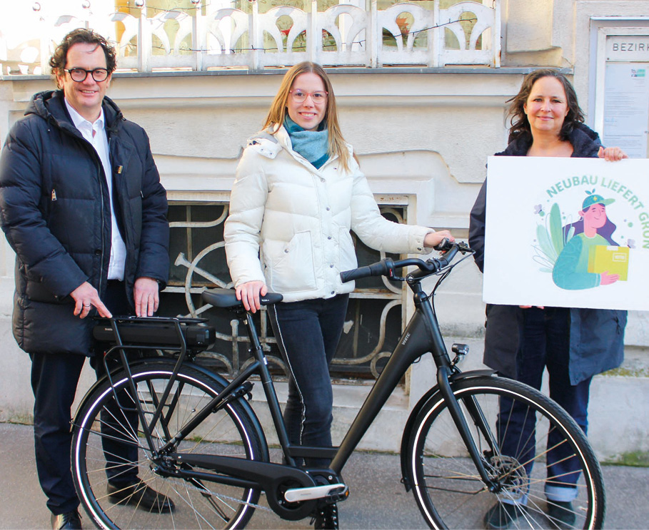 Der Neubau liefert grün