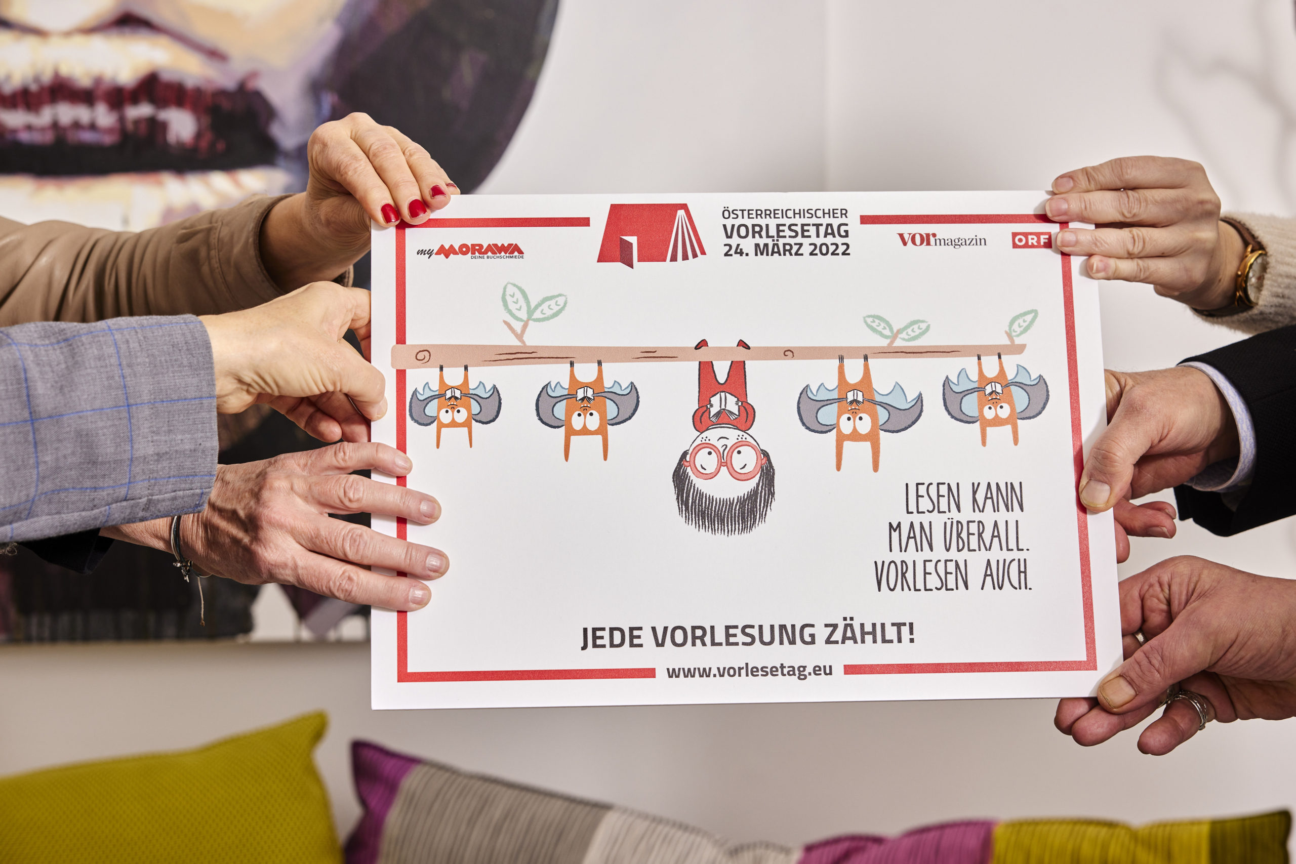 (Vor)lesen als Superkraft: „Vorlesen für den Frieden“ am 24. März