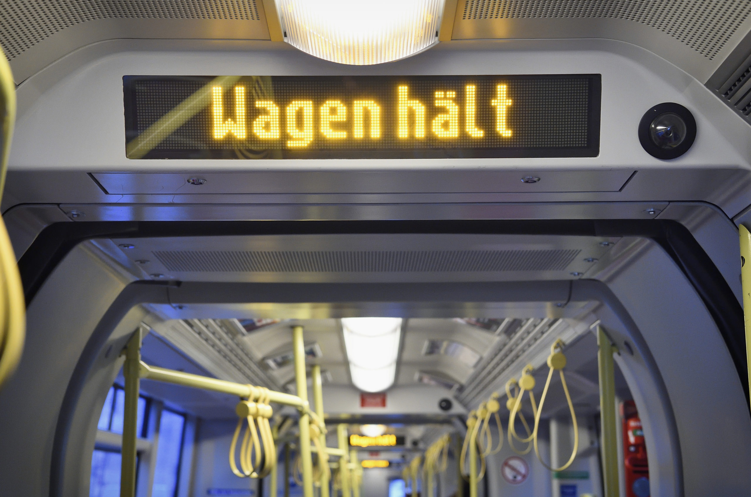 Weniger Bims wegen Corona unterwegs