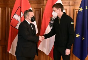 (C) C.Jobst/PID: Bürgermeister Ludwig empfing Iwan Fedorow, Bürgermeister der Stadt Melitopol.