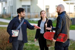 (C) Ludwig Schedl: wohnpartner versorgt zum Weltbuchtag die Bewohnerinnen und Bewohner der Wiener Gemeindebauten mit Lesestoff.