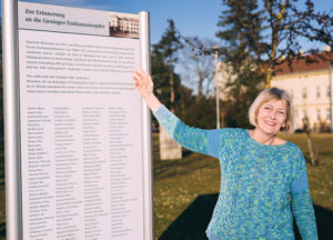 (C) LA21 Wien / Tim Dornaus: Waltraut ist Liesingerin und setzt sich gegen das Vergessen im Bezirk ein.