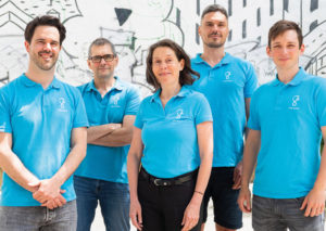 (C) reha buddy: Das Team des Gesundheits-Start-ups „reha buddy“ mit Sitz in der Neubauer Lindengasse.