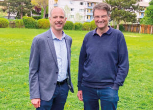 (C) Berger: Peter Görnitzer (l.) und Norbert W. Scheele sind die Initiatoren des Projekts.