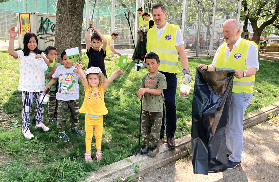 Rein in ein sauberes Favoriten