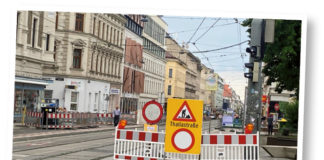 (C) Steiner: Überall wird aufgerissen, der zweite Teil der neuen Thaliastraße ist im Werden.