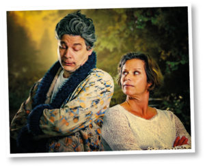 (C) zVg Marschalek: Für "Ein Sommernachtstraum" wechseln Besucher und Ensemble in den angrenzenden Park.