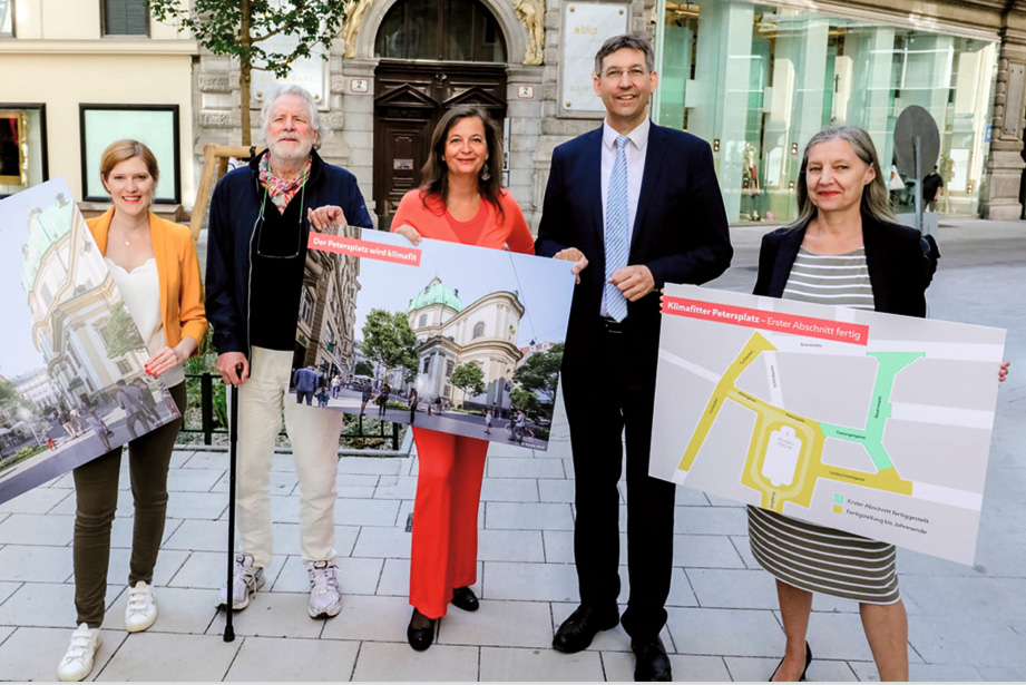 Der neue Petersplatz nimmt Form an