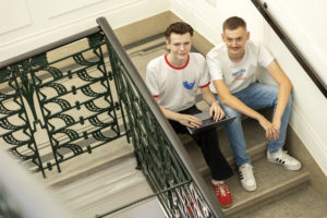 (C) Bubu Dujmic: Mati Randow und Michael Haider stehen hinter dem Projekt "schulmagazin.wien".