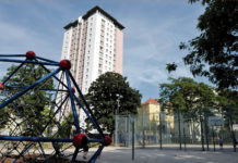 (C) SP 5: Der Hochhauspark in der Nähe des Matzleinsdorfer Platzes wird umgestaltet.