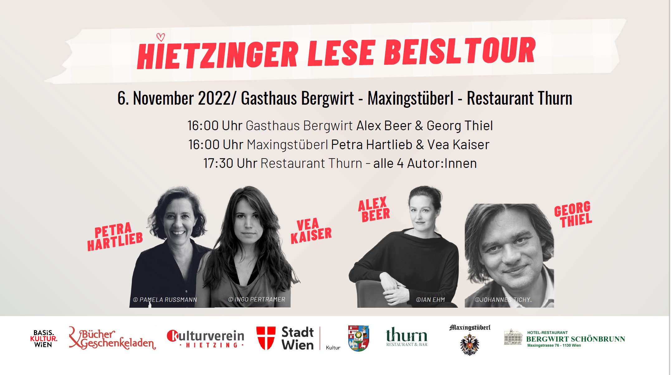 Die Litera-Tour führt ins Beisl