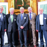 (C) Verena Podiwinsky: Die Geschicke des Cottage Vereins lenkt eine Gemeinschaft engagierter Herren (v. l.): DI Wolfgang Gräsel, Dr. Erich Stöger, DI Thomas Feiger, Mag. Michael Stergar und Dr. Daniel Reischer.