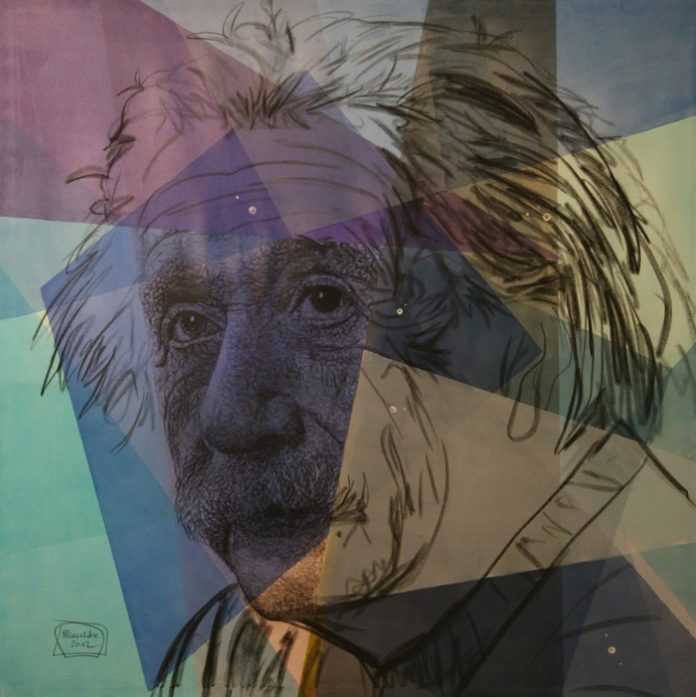 (C) Christoph Palaschke: Unter anderem kann für das Porträt von Albert Einstein geboten werden. Das Bild stammt vom Wiener Künstler Christoph Palaschke.