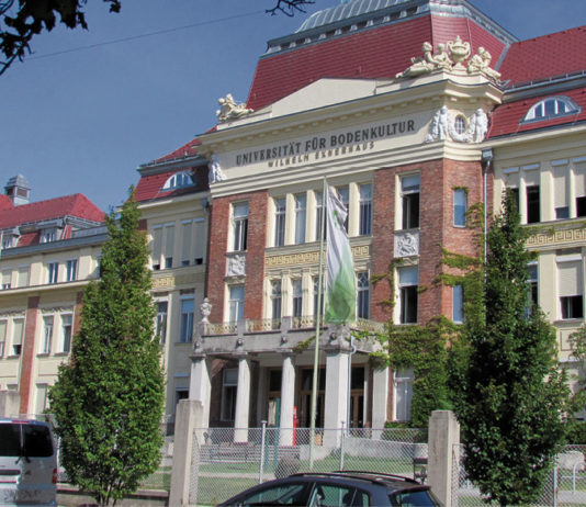 (C) Krause: Die BOKU ist die am schnellsten wachsende Universität Österreichs. Zum Hauptgebäude kamen bereits sechs neue Häuser hinzu.