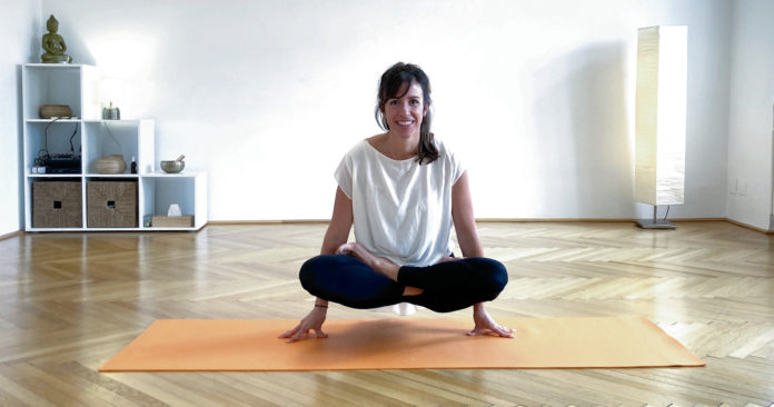 (C) Berger: Ines Faber blickt auf elf Jahre Erfahrung als Yoga-Trainerin zurück. Ihr profundes Wissen gibt sie jetzt in Liesing weiter.