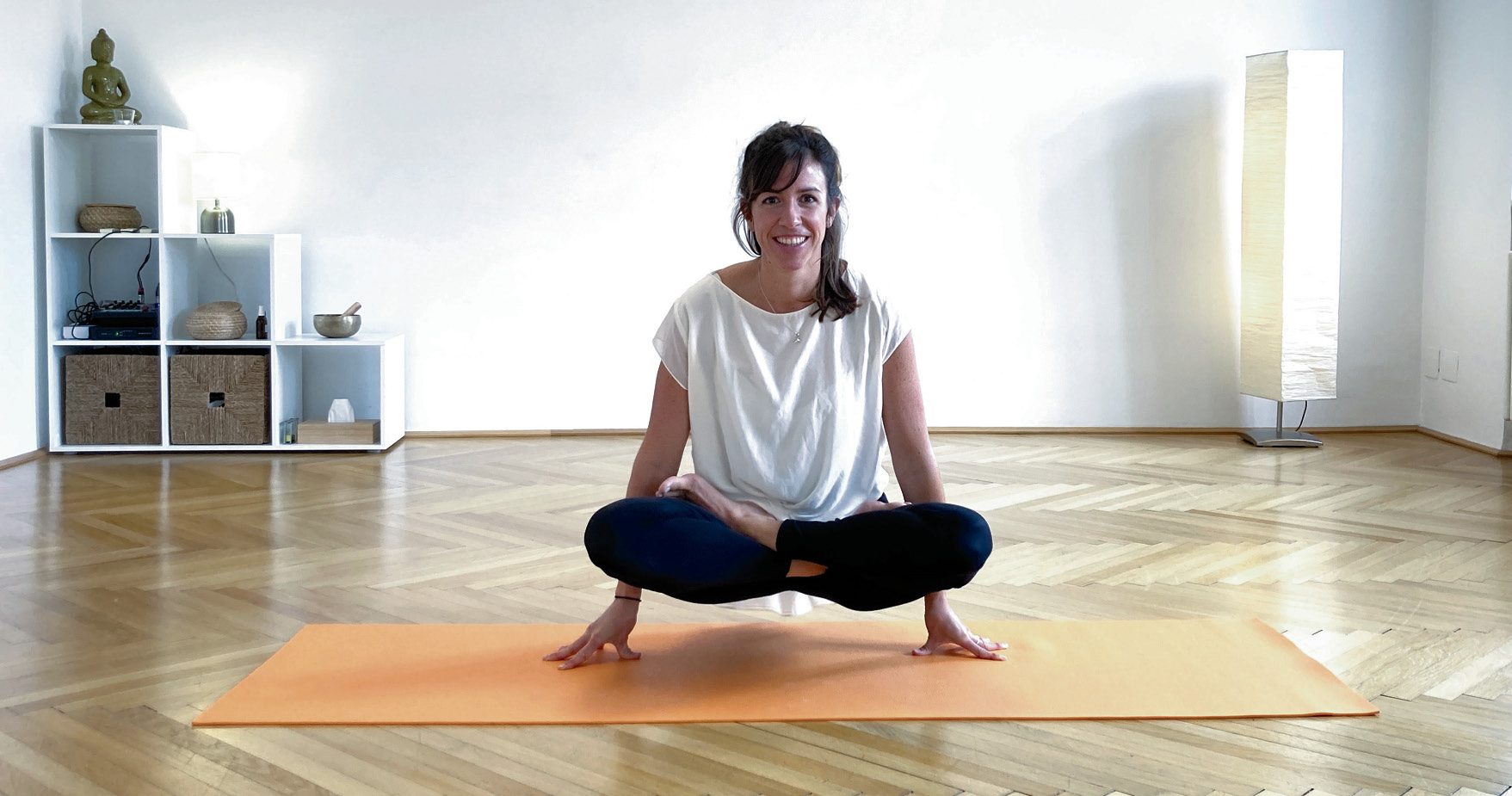 Mauer sagt nun Namasté