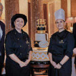 (C) Markus Ziegelwanger / Gerstner: Herbert Fuchs, Geschäftsführer GMS GOURMET GmbH, Alexandra Ledermüller, Leiterin Gestern Backstube, Manuela Brückmann, Leiterin Gestner Confiserie, Gerald Hackl, Vorstandsvorsitzender der VIVATIS Holding AG (v.l.n.r.).