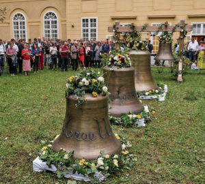 (C) Schottenstift, P. Christoph Merth: Die neuen Glocken für die Schottenkirche bringen zusammen über 5.000 Kilo auf die Waage.