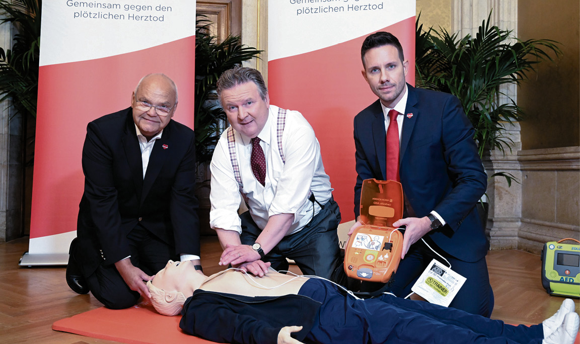 Neue Kampagne der Stadt zur Herzsicherheit