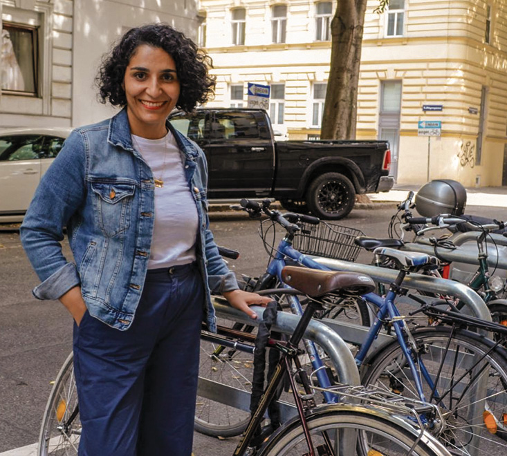 Radbügel-Offensive am Alsergrund: Parkplätze für Räder
