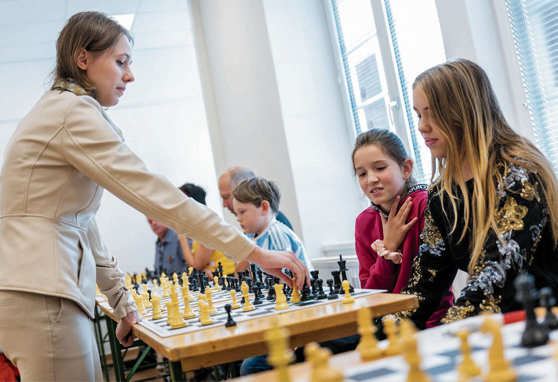 Eine Schach-Königin kam zum „Spiel der Könige“!