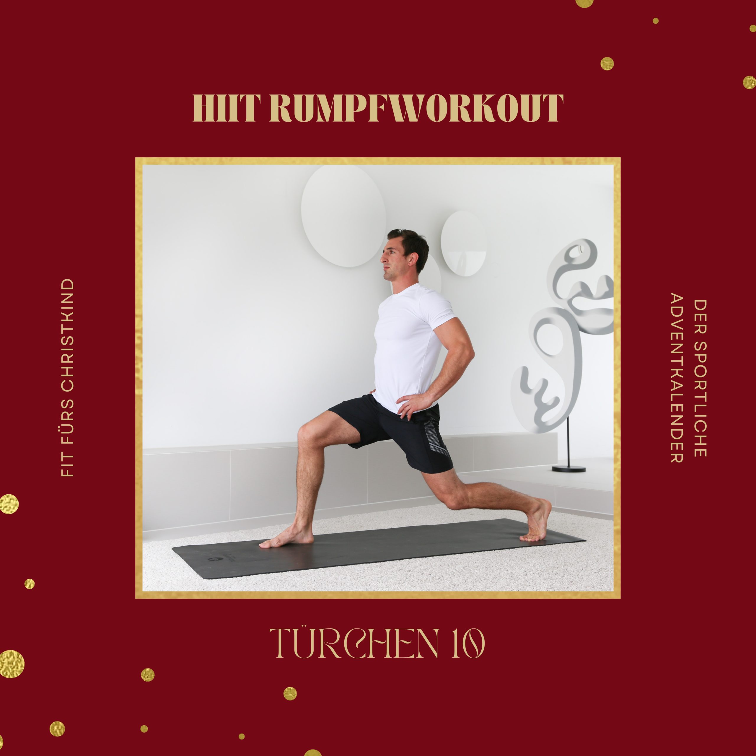 Fit fürs Christkind: Tür 10 – HIIT Rumpfworkout