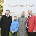 Feierliche Benennung Karlheinz-Hora-Hof