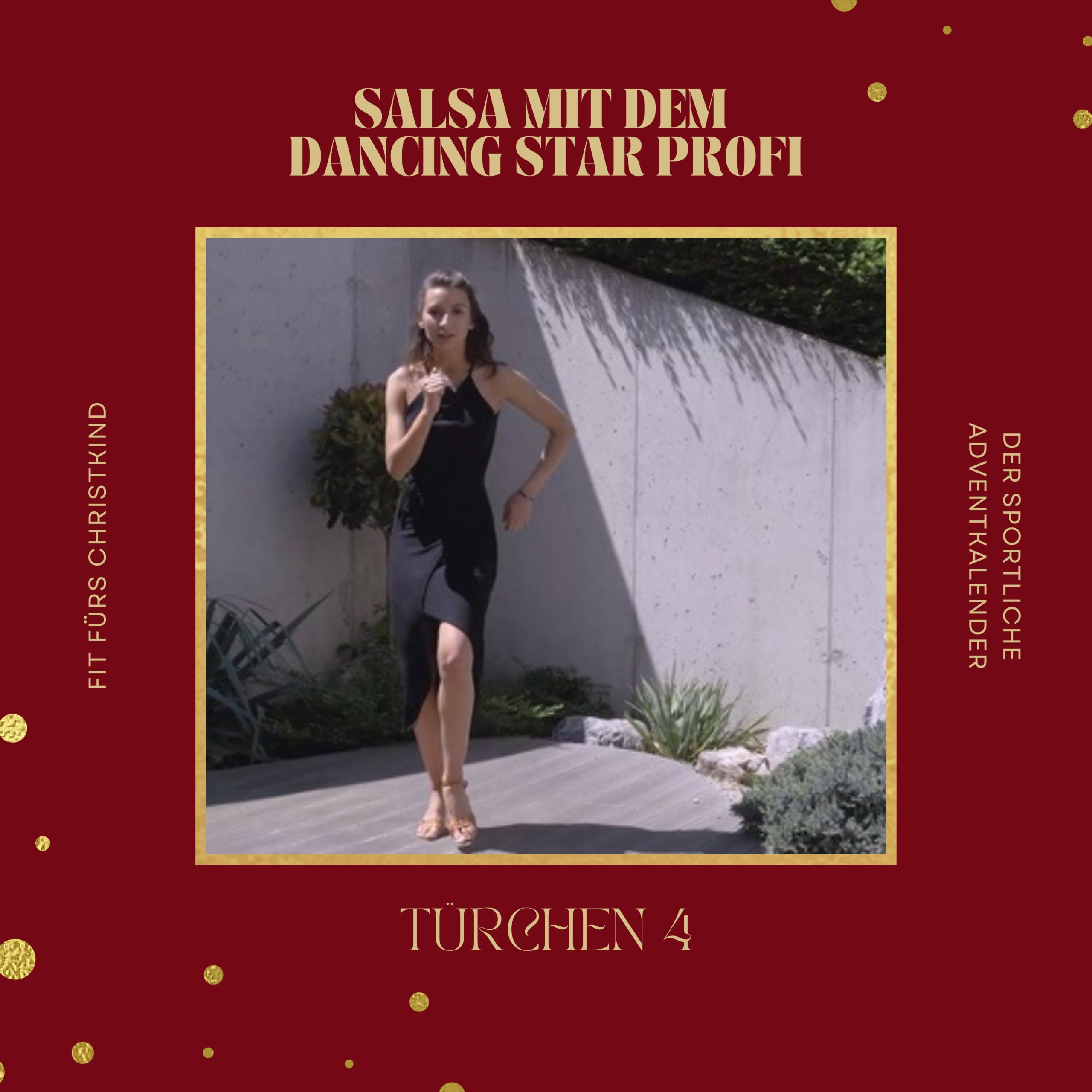 Fit fürs Christkind: Tür 4 – Salsa mit dem Dancing Stars Profi