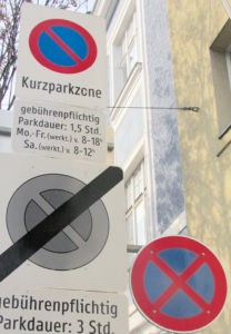 (C) Krause: Der Schilderwald sorgt aktuell in Döbling für Kopfzerbrechen.