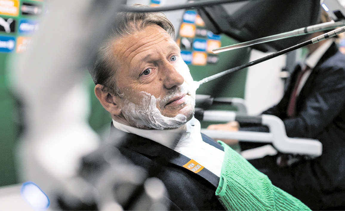 Hier wurden die Grün-Weißen ordentlich “rasiert”