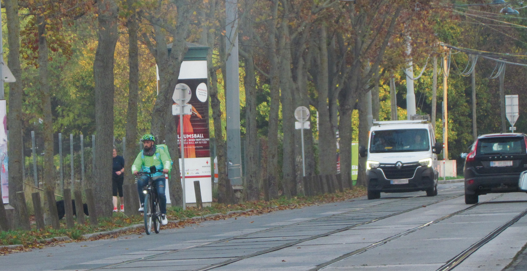 Der Hindernis-Radweg in der Alszeile kommt