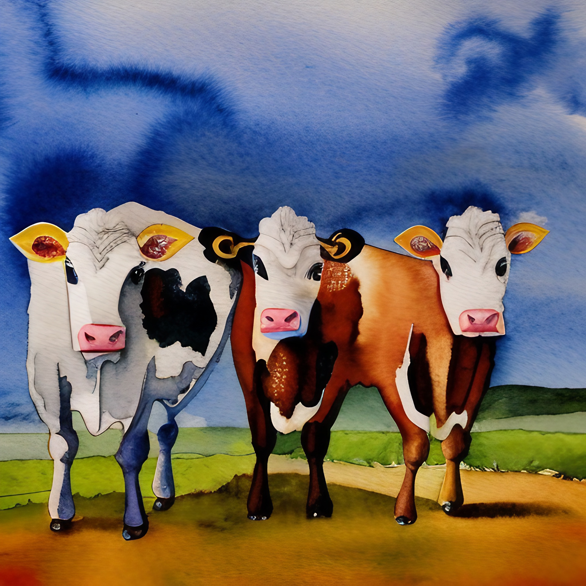 Die Heiligen Drei Kühe