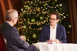 (C) Stefan Burghart: Paul Tesarek im Gespräch mit Bezirksvorsteher Markus Reiter.