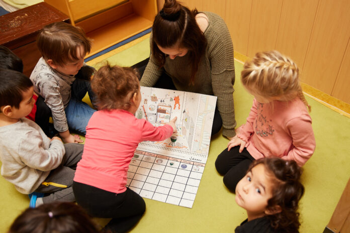 (c)ÖIF/Thomas Unterberger: Der Wortschatzkalender wird in Kinderfreunde-Kindergärten gerne verwendet.