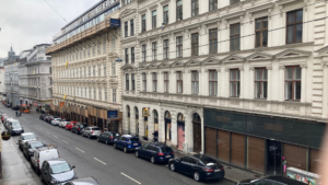 (C) zVg: Die Gumpendorfer Straße soll künftig weniger Durchzugsverkehr, dafür mehr Platz für Fußgänger und deutlich mehr Bäume haben.