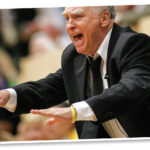 (C) Picturedesk.com: So kannte ihn die gesamte Handballwelt: Österreichs Energiebündel Gunnar Prokop, der erfolgreiche Kult-Coach von Hypo, aufgeladen auf der Trainerbank.