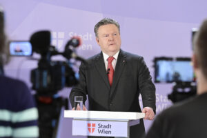 (C) Jobst/PID: Michael Ludwig verkündete das Ende der Maskenpflicht in Wien.