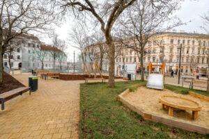 (C) PID/Christian Fürthner: Die Umgestaltung des Wieningerplatz ist abgeschlossen.