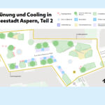 Plan zur Begrünungsoffensive Seestadt