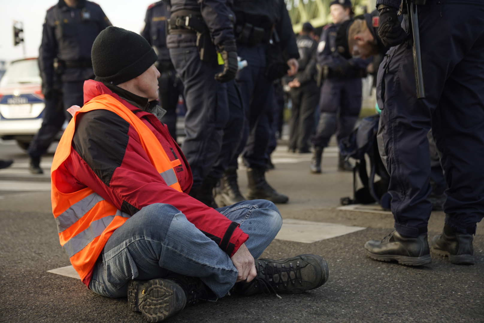 Letzte Generation: Blockade auf Margaretengürtel