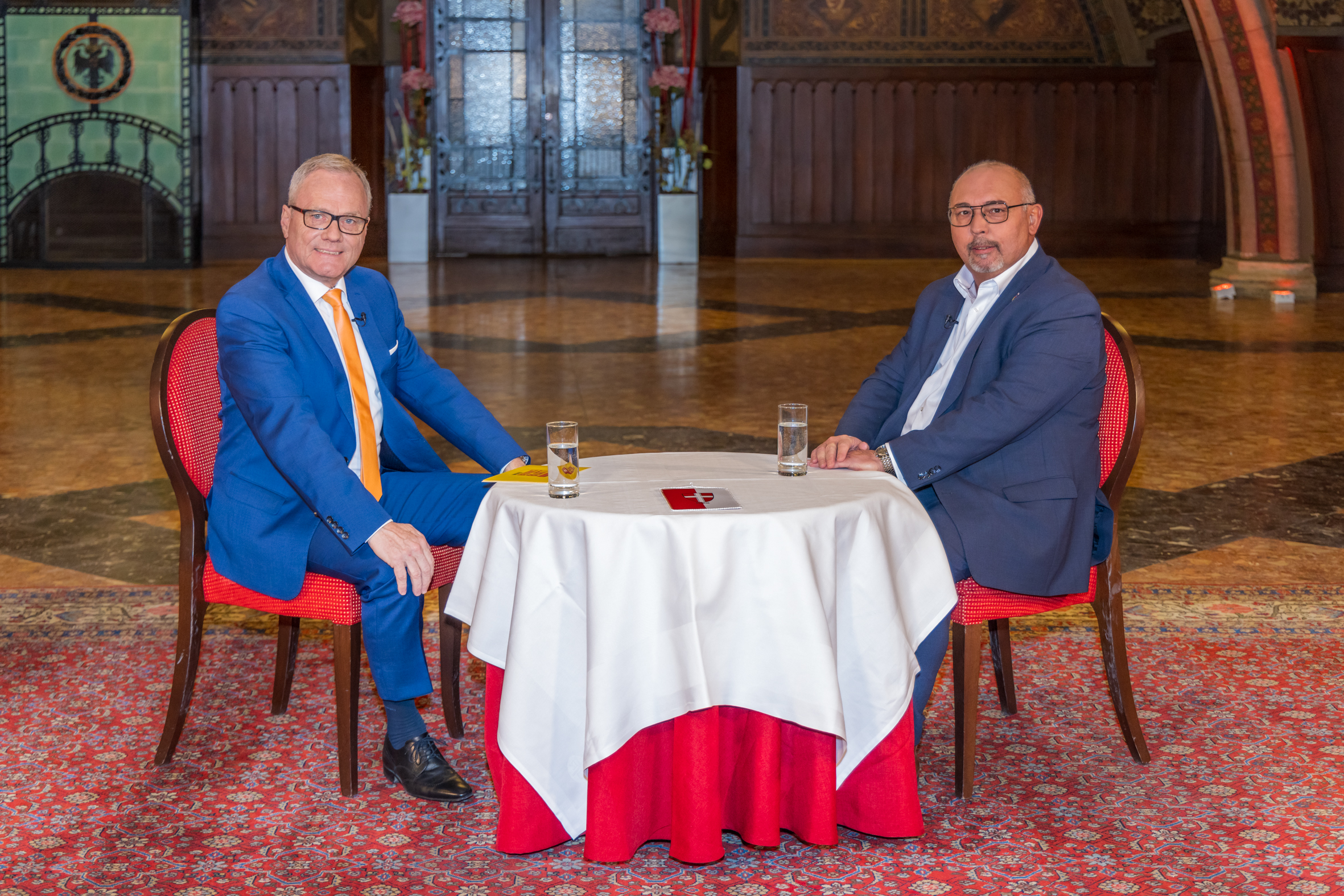 Bei Tesarek im Rathaus: Peter Jagsch zu Gast