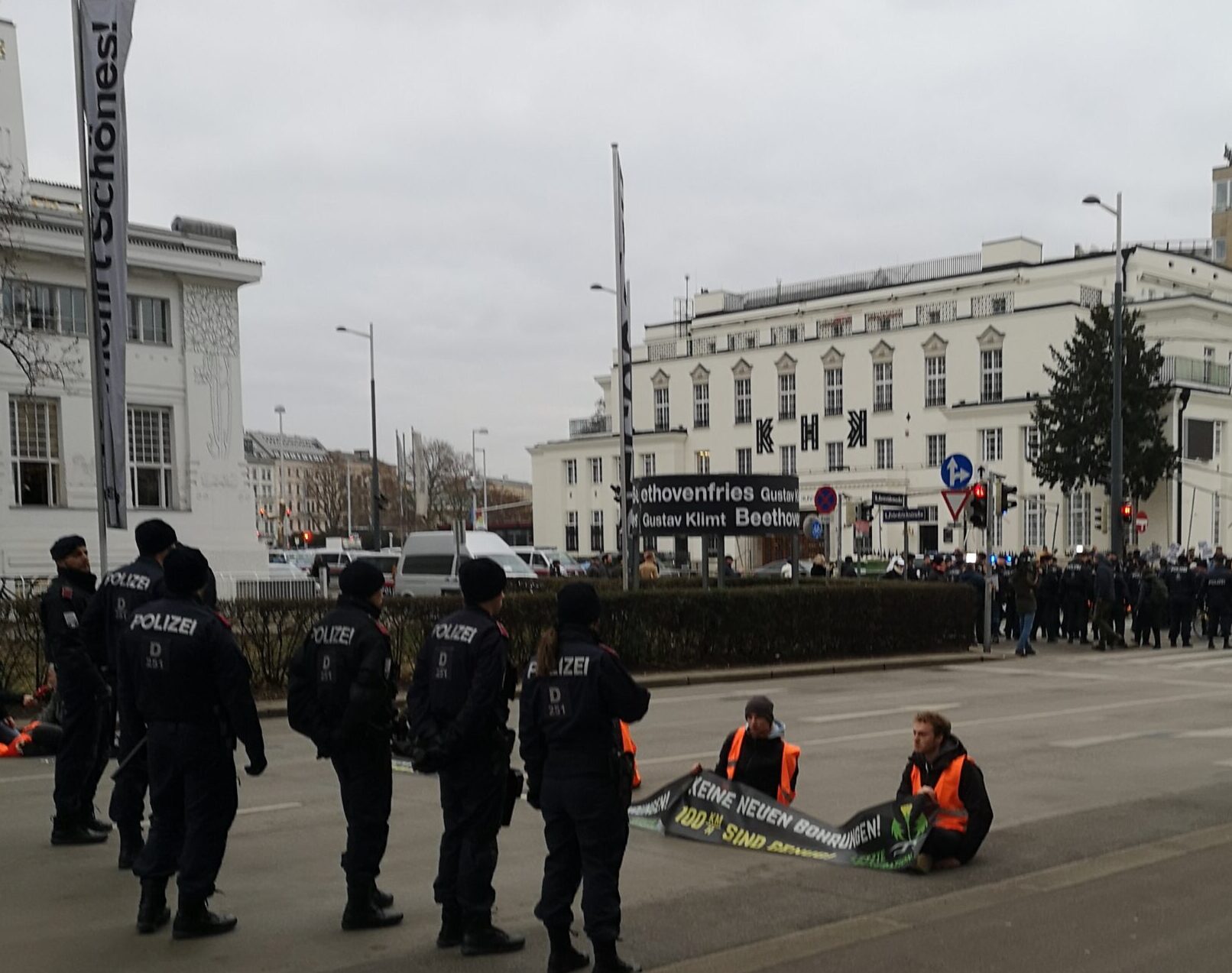 Klimaaktivisten legten Getreidemarkt lahm