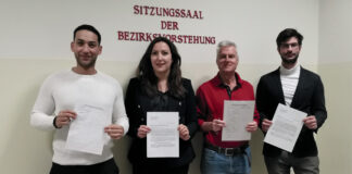 (C) zVg / Mayer: Karim Rihan (NEOS), Petra Steger (FPÖ), Franz Schodl (PH) und Lorenz Mayer (ÖVP) (v.l.).