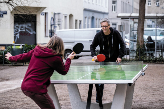 (C) GB*/ Daniel Dutkowski: Tischtennis spielen ist jetzt im Henriettenplatz & im Dadlerpark möglich.