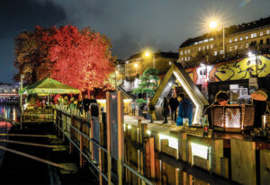 (C) Feuerdorf: Das Feuerdorf ist einer von vielen kulinarischen Hotspots, die am Donaukanal zu einem gemütlichen Abend mit Freunden einladen.